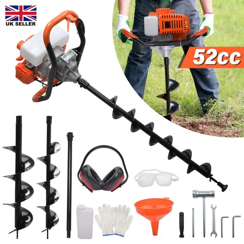 Petrol post hole digger - post, 52cc
