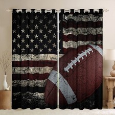 American Flag Window Curtains