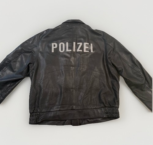 Vintage german polizei leather - vintage,