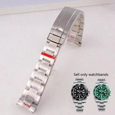 Stainless Steel Watch Band Bracelet 20mm 21mm for Rolex Submariner Daytona GMT