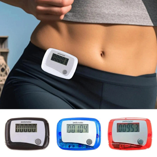 Lcd clip pedometer step - on,