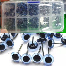 100PCS Glass Doll Eyes Needle