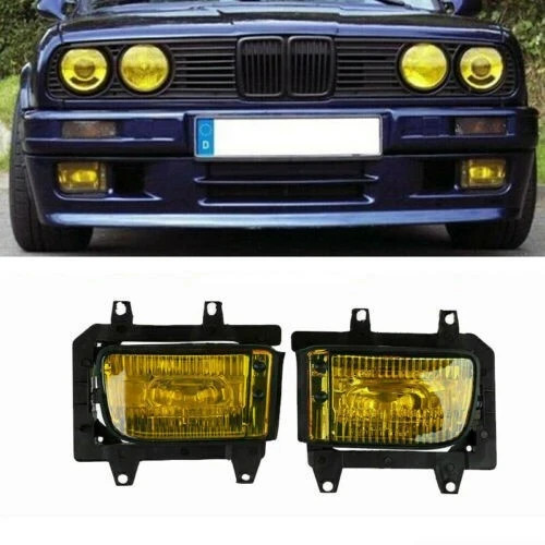 Bmw e30 pair glass - bmw, foglamps
