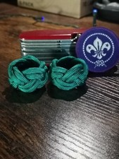 Paracord Scout Woggle Emerald
