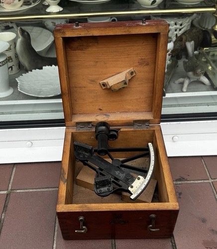 Antique sextant maritime - antique, h