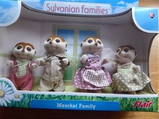 Sylvanian Families, Meerkat Family, boxed, never opened. Flair 4170.