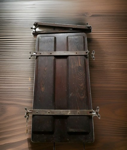 Antique large wooden trouser - wooden,