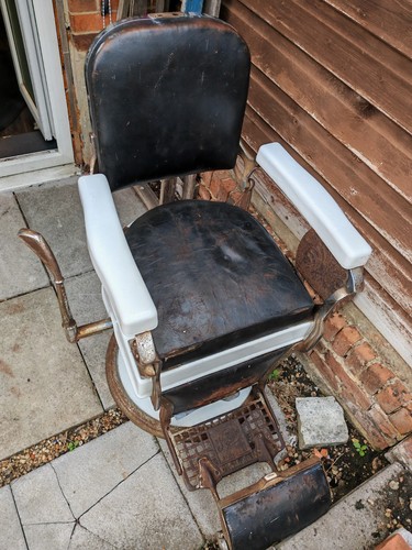 Vintage koken barber chair - koken,