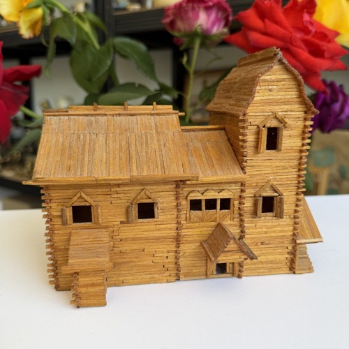 Vintage handmade matchstick - handmade,