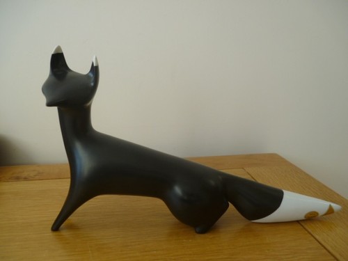 Royal dux art deco - deco, black