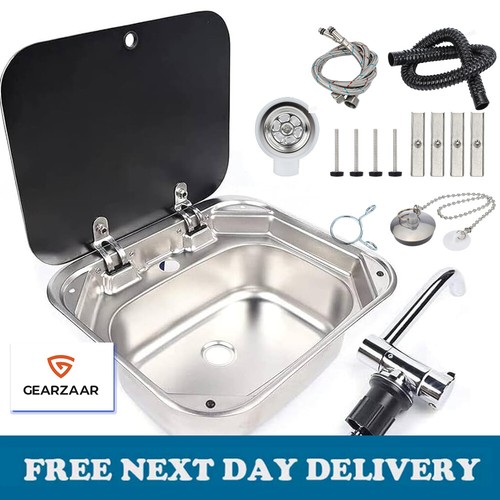 Caravan kitchen sink camper - rv,