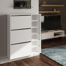 Slim 3-Drawer Shoe Cabinet –