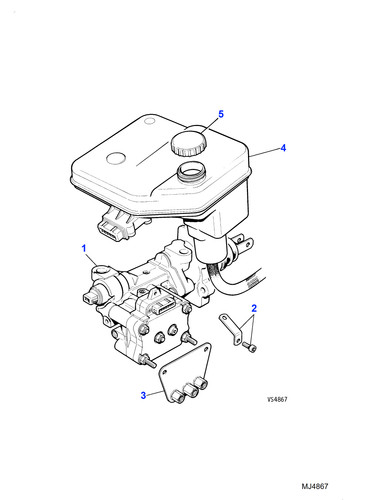 Jaguar genuine reservoir kit - genuine,