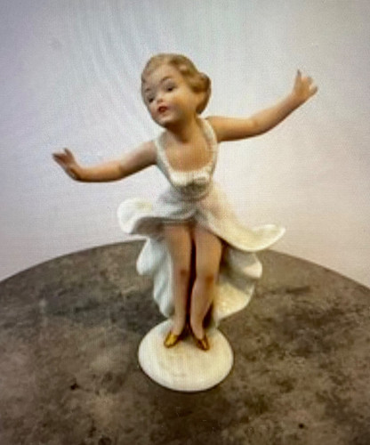 Wallendorf dancer figurine - wallendorf,