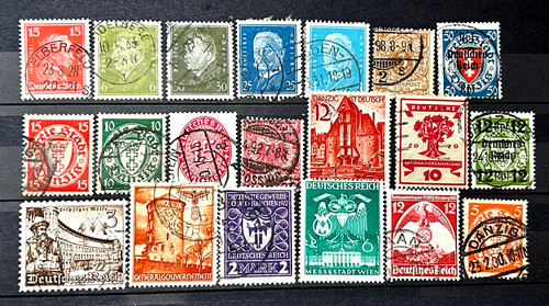 German stamps reich lot - german,