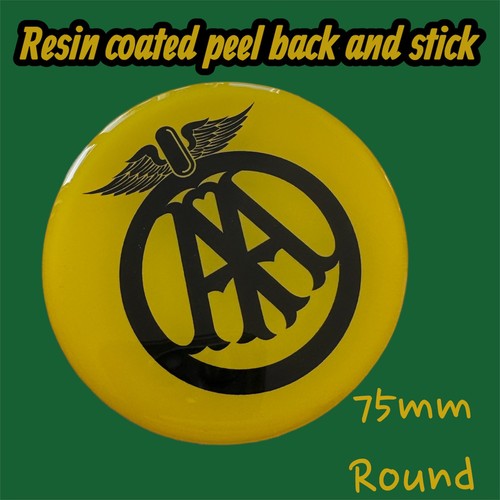 Classic logo resin domed - logo,