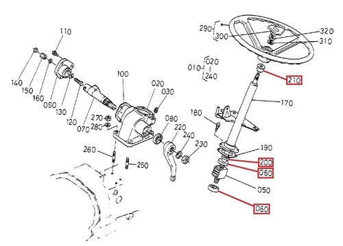 Steering column bearings - steering,