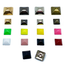 Square Pyramid Rivets Spikes Studs DIY Leather Bag Shoes Belt Clothes Craft