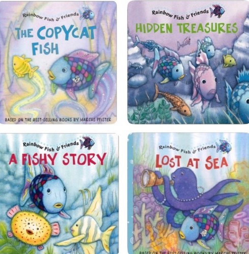 New set rainbow fish - new,