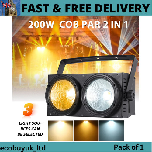 Cob 2led 200w par stage - cob,