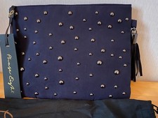 phase eight navy clutch bag