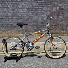 Powerlite 1996 FS Expert Old Mid School Used Survivor BMX Bike Chrome