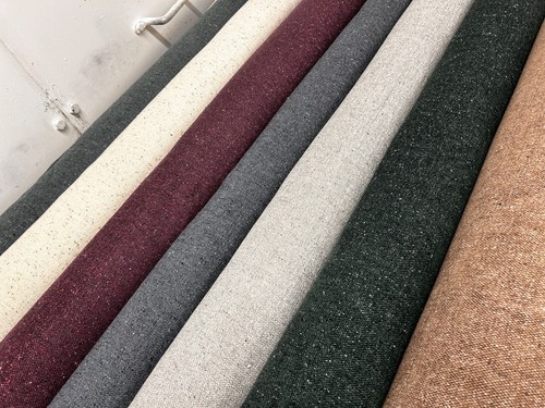 Chenille wool fabric 140 cms - chenille,