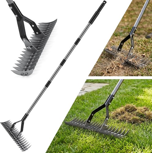 Thatch rake steel curved - thatch,