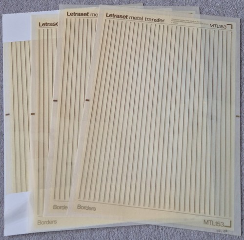 Full sheets of letraset - of,