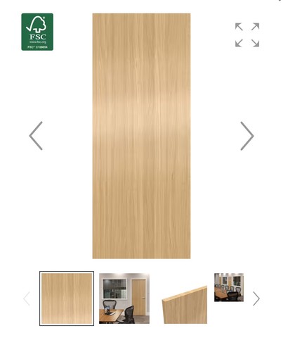 Internal fire doors white - fire, oak