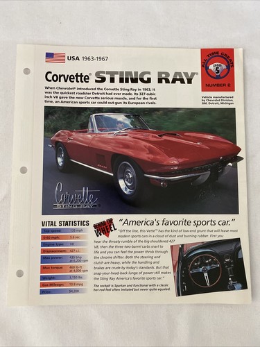 1963 corvette brochure - 1963,