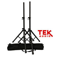 2x PA Stand SS260 High Quality Speaker Tripod Stands kit + Bag Stands TEK audio