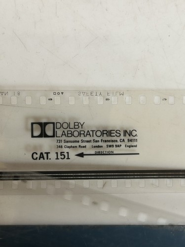 Dolby cat 151 - 151, audio