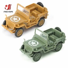 1/48 WW2 Willys Jeep Assemble Model Military Vehicle Car Model Collections 1940