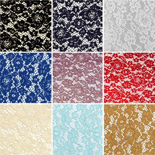 Corded lace fabric john - corded,