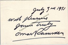 Original Autograph Omar