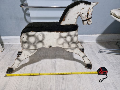 Vintage wooden rocking - wooden, horse