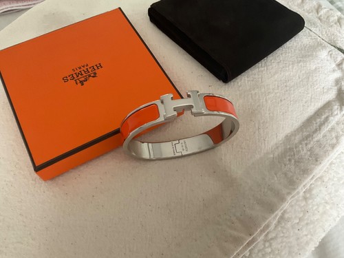 Hermes clic bangle - clic, orange