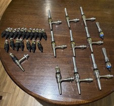 Chrome Bar Tap for Draft Beer Dispense with 5/16 Pushfit Fitting