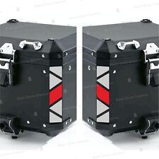 Rifrangenti Adesivi Bianco Rosso Compatibili TOURATECH Top Case BMW Motorrad