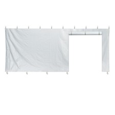 7x20 Standard Tent Sidewall Roll Up Entrance Canopy Side Wall Vinyl Open Box