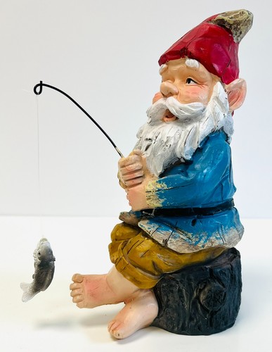 Fishing gnome garden ornament - fishing,
