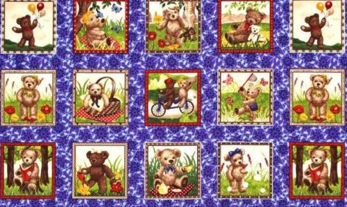 Teddy squares panels - squares,