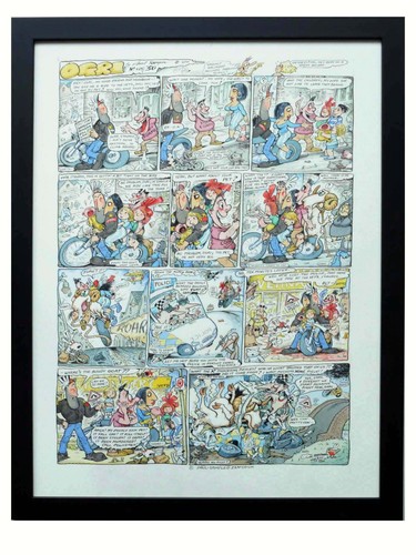 Original ogri strip cartoon - ogri,