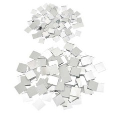 10*10Mini Mirror Squares,Mosaic Tile Pieces for Home Decor,Craft Projects& Dress