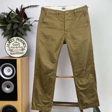 THE REAL MCCOY'S Joe McCoy (31W) Cotton Chino Trousers Made in Japan Vintage