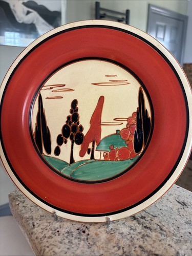 Clarice cliff trees - cliff, house