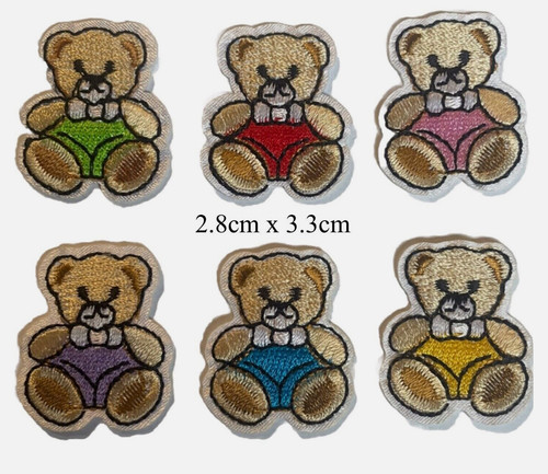 Two small bear red - small, green