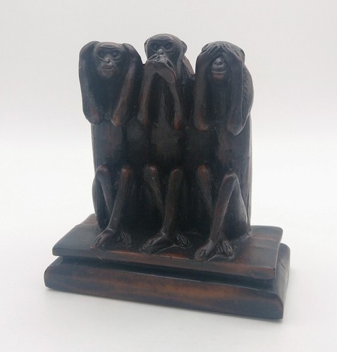 Three wise monkey - wise, figurine