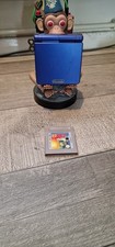 Nintendo Gameboy Advance SP W/ Game - Tested And Working! - GBA SP Blue
